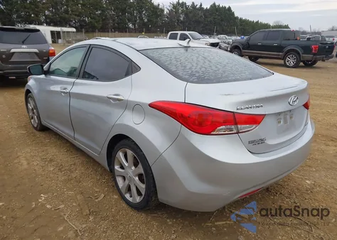 2011 Hyundai Elantra Limited from USA, damaged, VIN 5NPDH4AE3BH017330